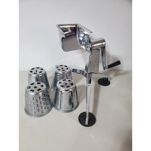 Vintage Saladmaster Food Processor Salad Cutter Grater Slicer Cheese Shredder